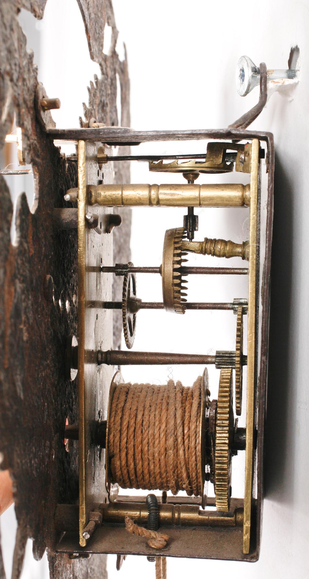VÄGGUR, smidesjärn, 1700-tal.
