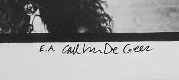 Carl Johan De Geer, "Självporträtt-Tårtan-1972".