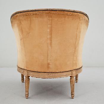 BERGERE, gustaviansk stil, 1800-tal.