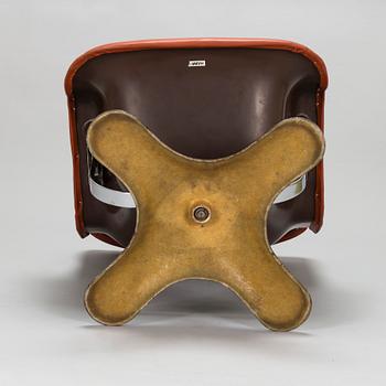 Yrjö Kukkapuro, a 1960s 'Carousel' armchair for Haimi Finland.