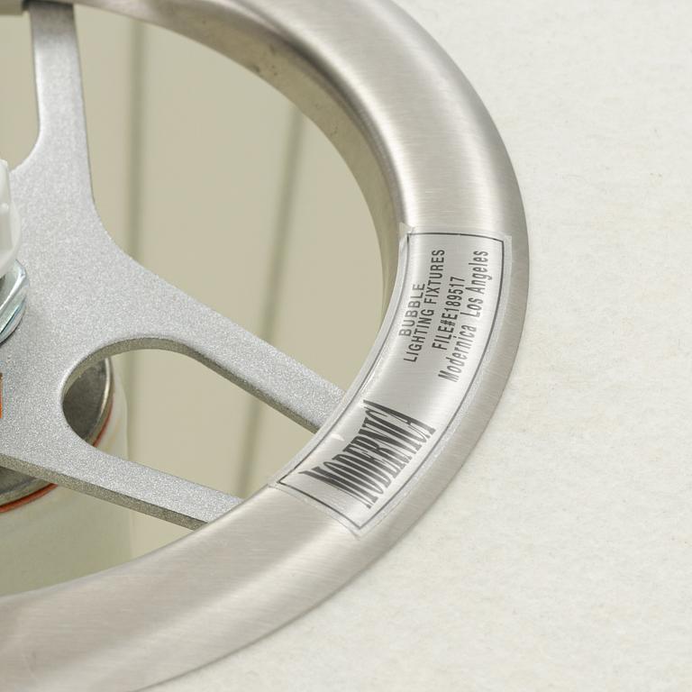 Georg Nelson, taklampa, "Saucer Bubble", Modernica.