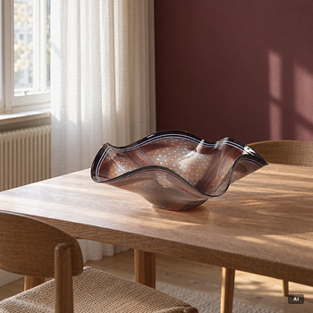 Gunnar Cyrén, skål, graal, glas, Orrefors 1992.