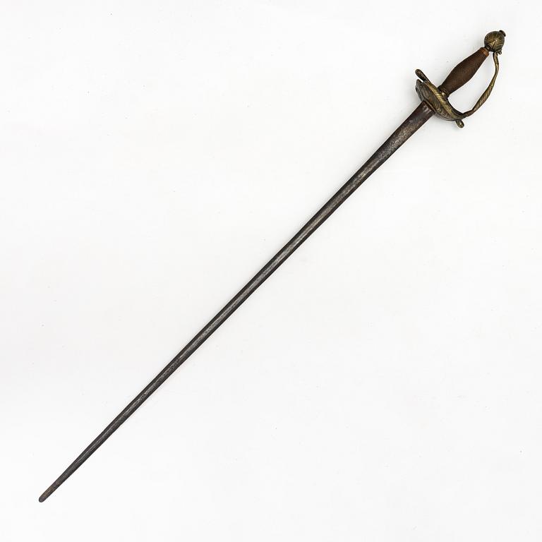 Sword, Rococo style, likely late 18th century.