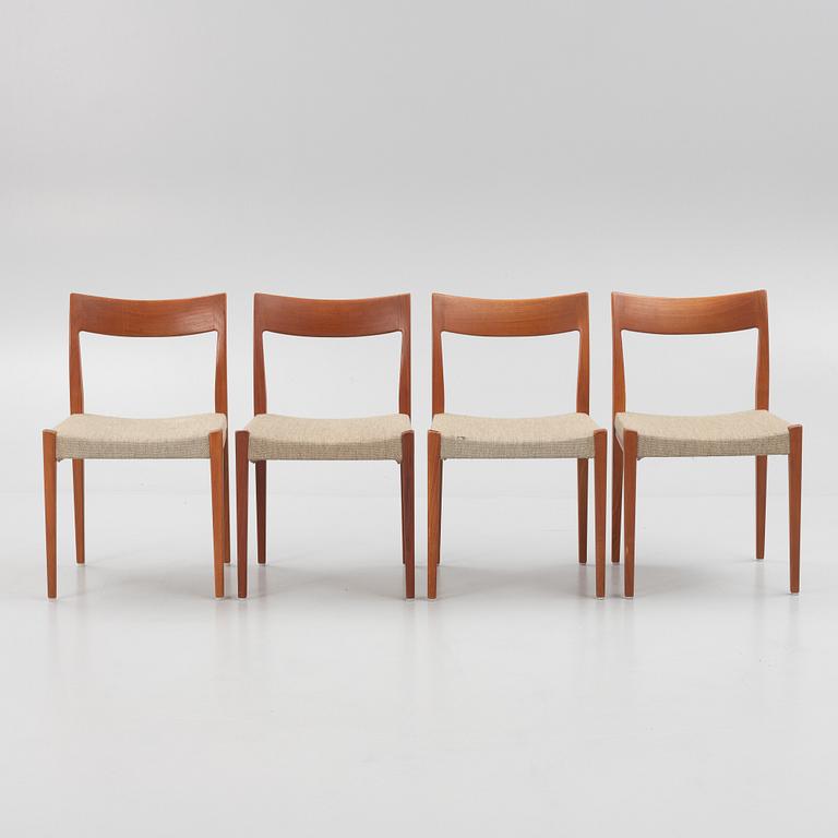 Yngve Ekström, chairs 4 pcs, "Kontiki", Troeds, second half of the 20th century.