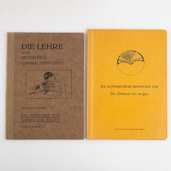 Books about clocks and watchmaking – 31 vols.