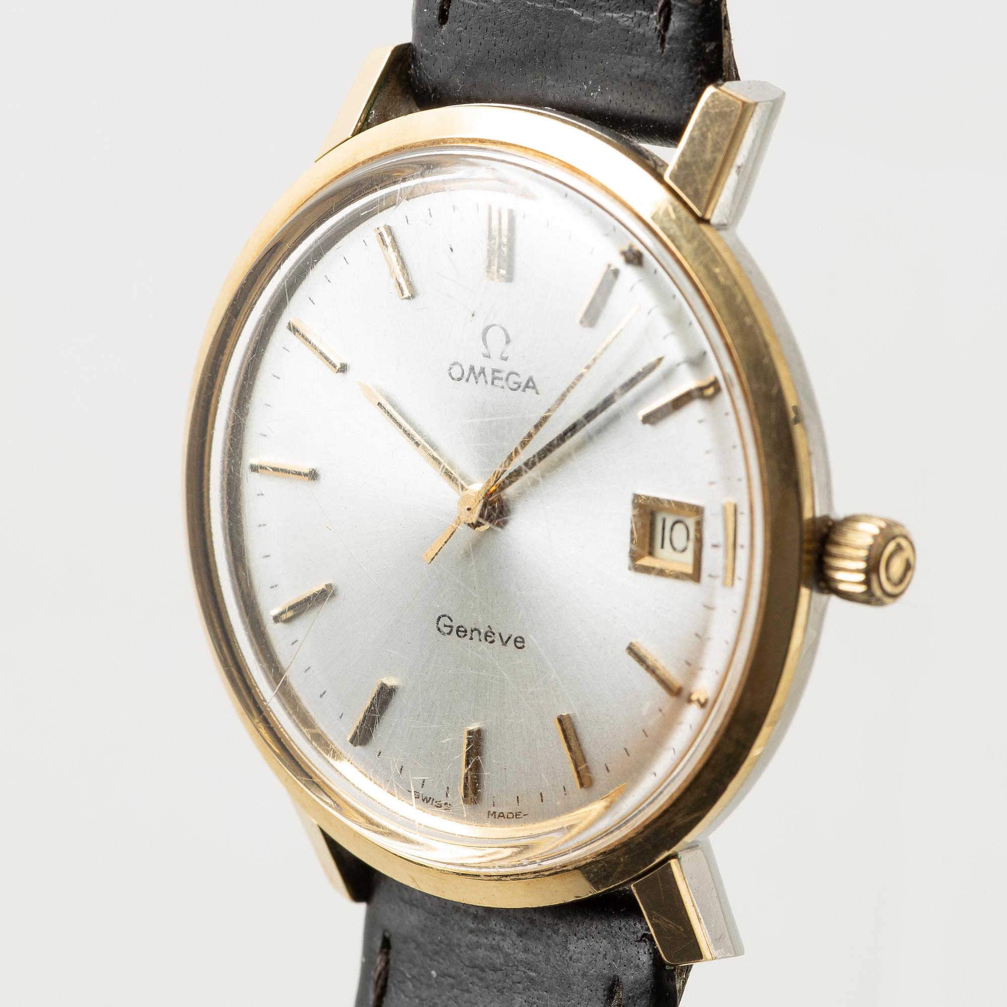 Omega, Genève, armbandsur, 35.5 mm.