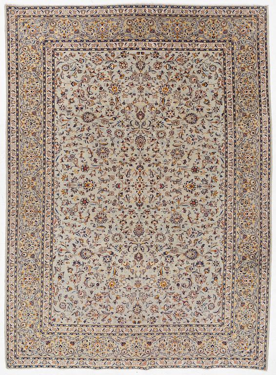 Carpet, Keshan, approx. 402 x 295 cm.
