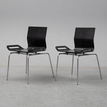 BJÖRN DAHLSTRÖM, six model B6 chairs from CBI, 1990's.