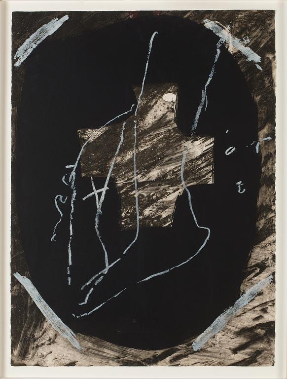 Antoni Tàpies, "Jambe sur ovale".