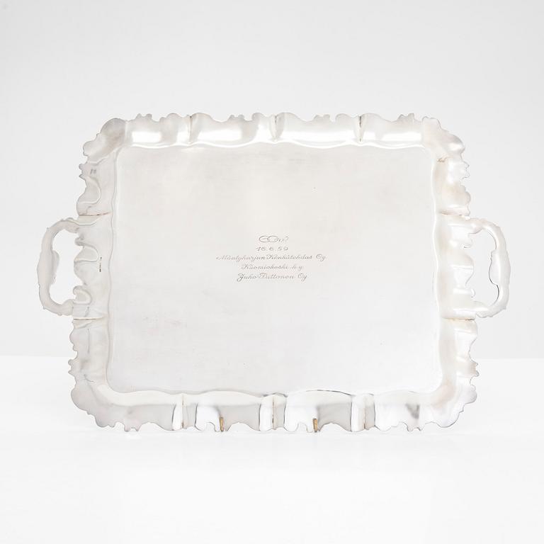 A silver tray, Kultakeskus, Hämeenlinna 1955.