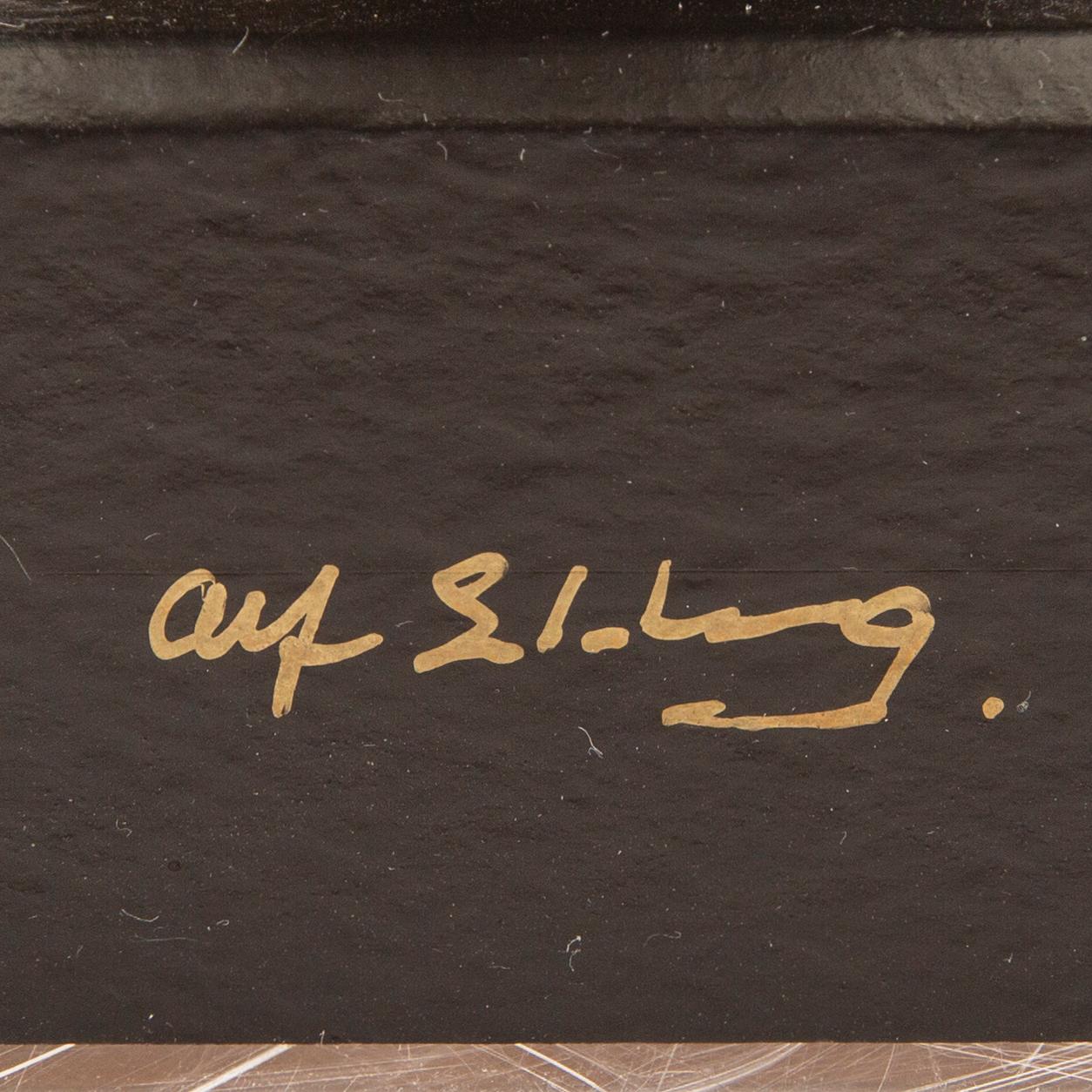 Alf Ekberg, Alf Ekberg, skulptur signerad.