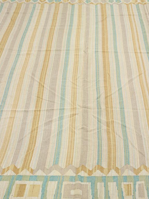Kerstin Ekengren, DRAPERIER, 1 par, slätvävda, ca 344 x 254,5 respektive 343,5 x 252 cm, designat av Kerstin Ekengren, 1950-tal.