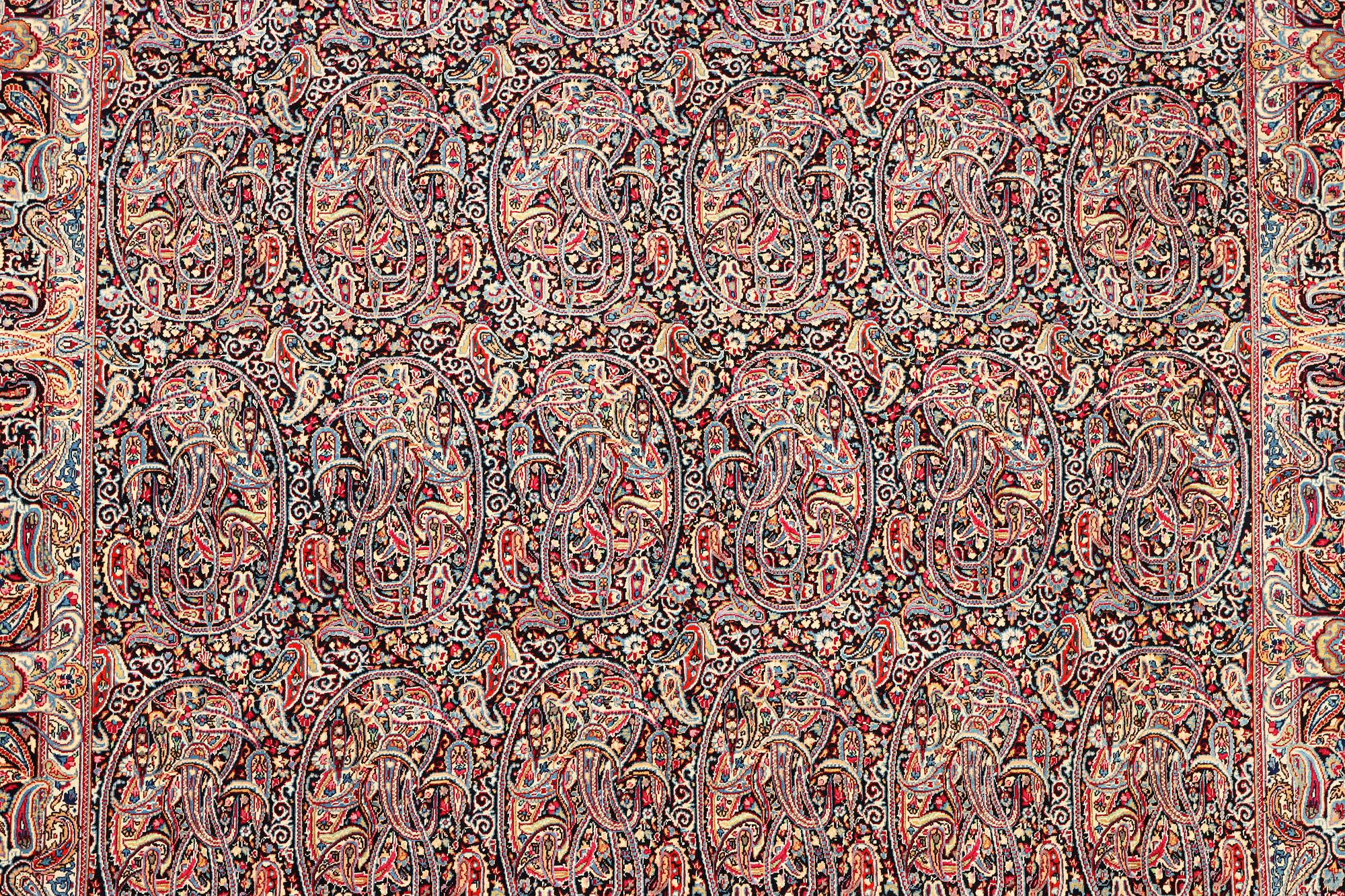 Carpet, Kirman Lavar, approx. 475 x 342 cm.