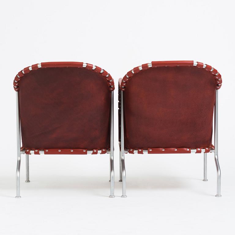 Mats Theselius, a pair of "Bruno" easy chairs, ed. 16/49 & 40/49, Källemo, Värnamo 1997.