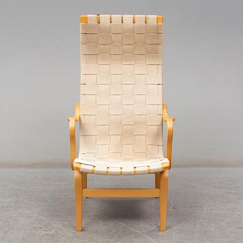 BRUNO MATHSSON, fåtölj, "Eva hög", Dux, omkring år 2000.