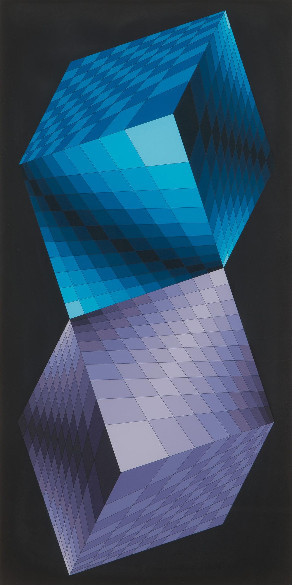 Victor Vasarely, "Meta I".
