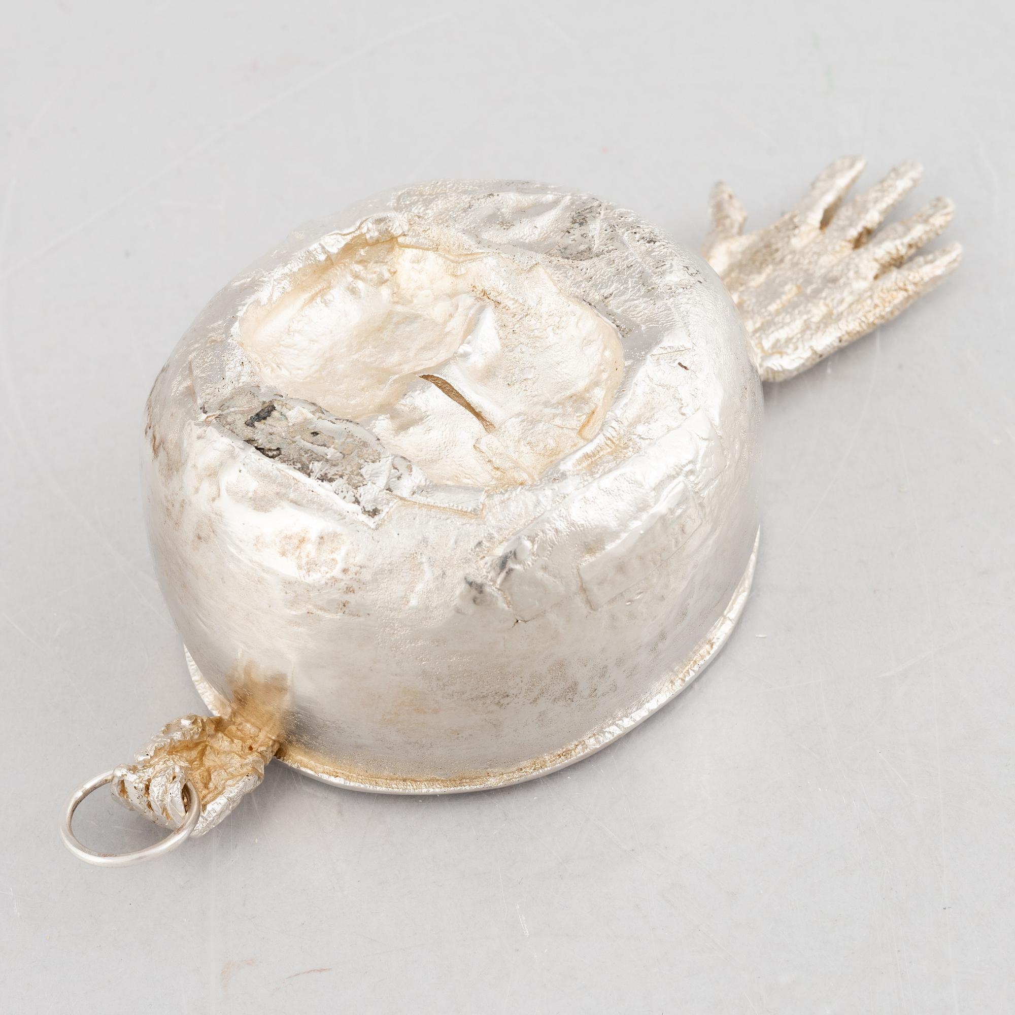 A silver drinking cup, no marks, Lars Arby, Stockholm, Sweden.