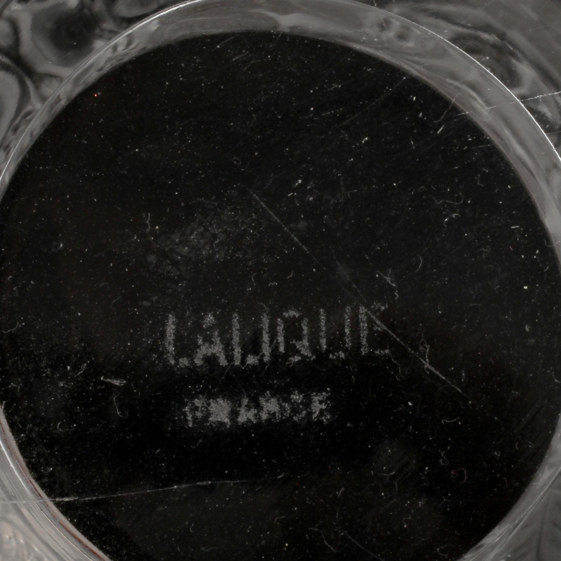 VAS, glas, Lalique, 1900-tal.