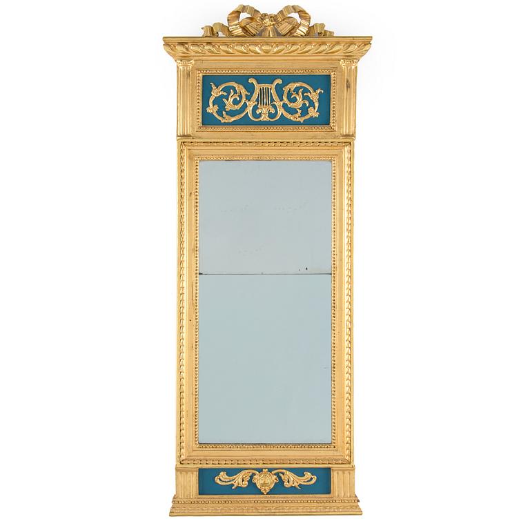 A 1700s Gustavian mirror.