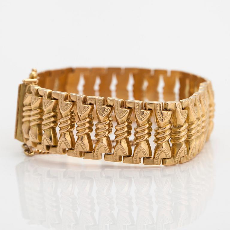 Armband, 18K guld, Italien.