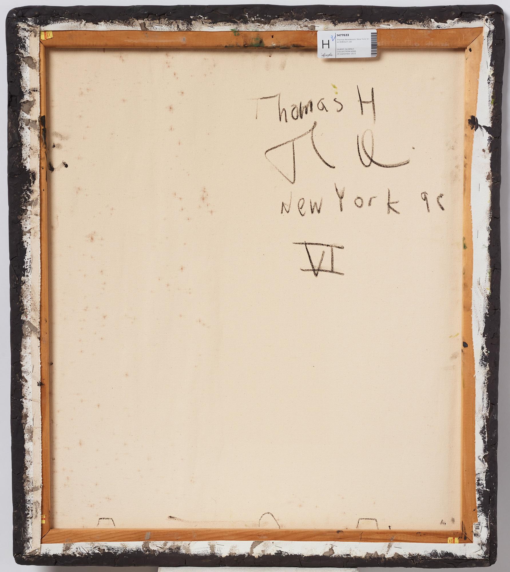Thomas Henriksson, "New York VI".