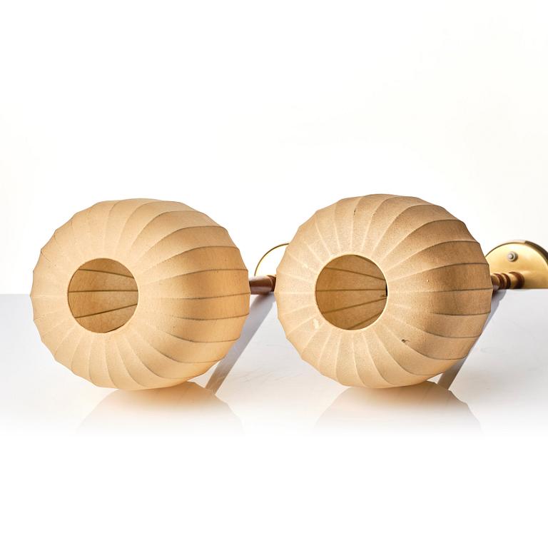 Hans Bergström, a pair of table lamps, model "743", ateljé Lyktan, Sweden, 1940-50s.