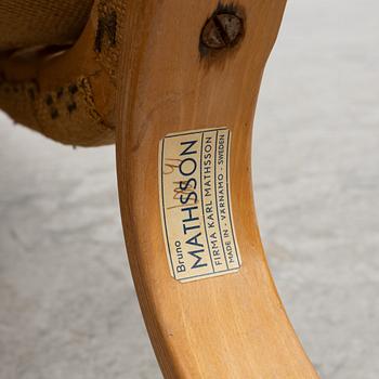 Bruno Mathsson, an armchair, 'Arbetsstolen', Firma Karl Mathsson.