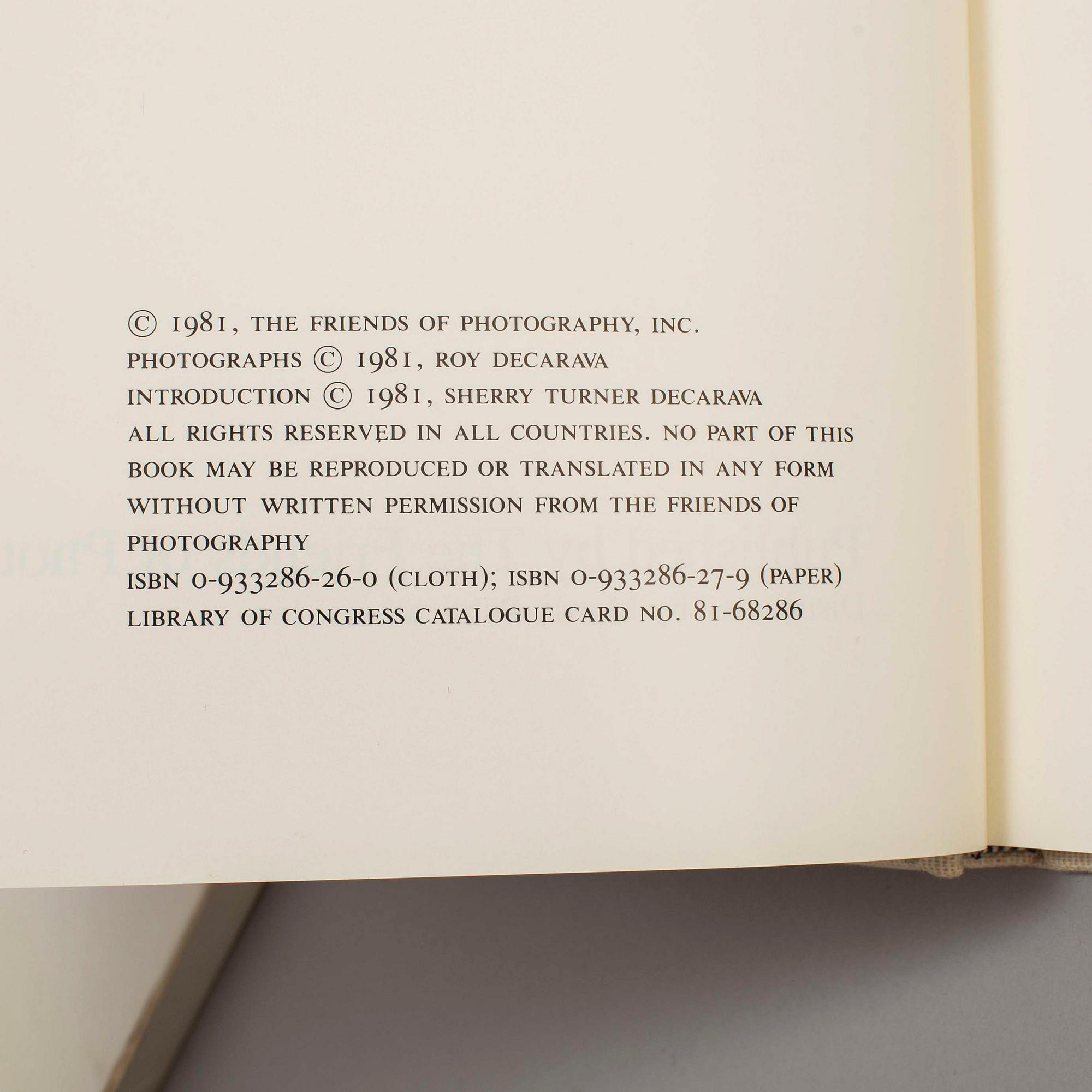 PHOTOBOOKS, Four (4) Paul Hill, Nicholas Nixon, Roy DeCarava, Connie Imboden.