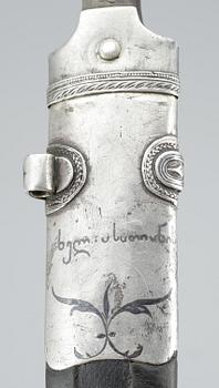 KINDJAL, silver, troligen Georgien, 1900-tal.