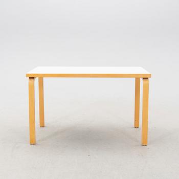 Alvar Aalto, a model '80a' table, Artek, 21st century.