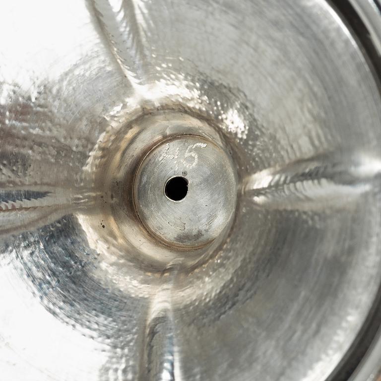 Jug, silver, Swedish import mark, 20th century.