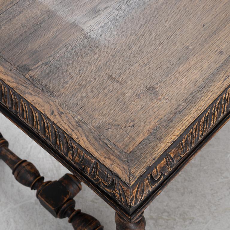 A Baroque style desk, circa 1900.