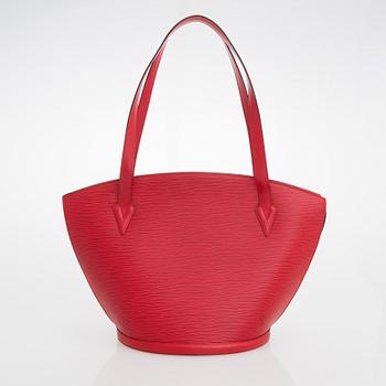 Louis Vuitton, A red Epi leather 'Saint Jacques GM' Bag.