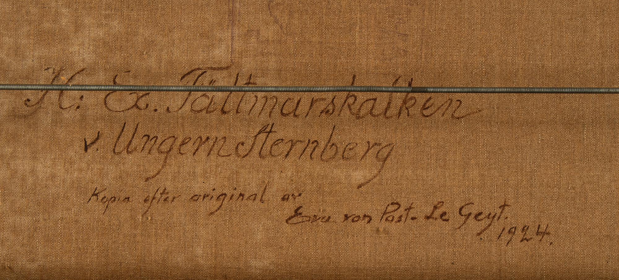 Johan Henrik Scheffel, ett par, ett samtida samt en senare kopia, (1900-tal) olja på duk.