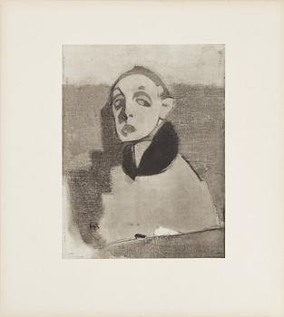 A folder with 58 reproductions after Helene Schjerfbeck.