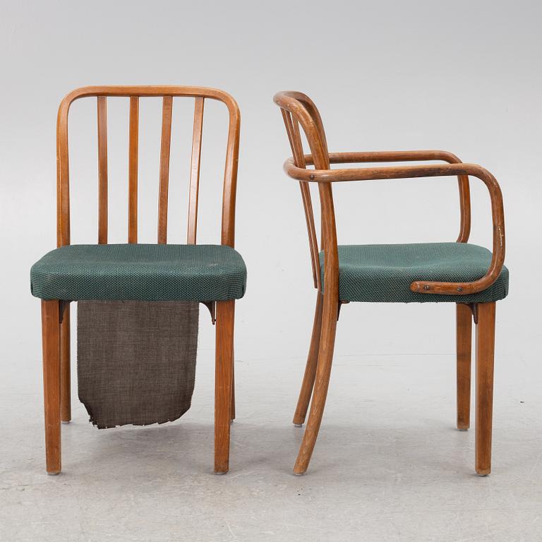 Four chairs and three armchairs, Thonet, beginning of the 20th century.