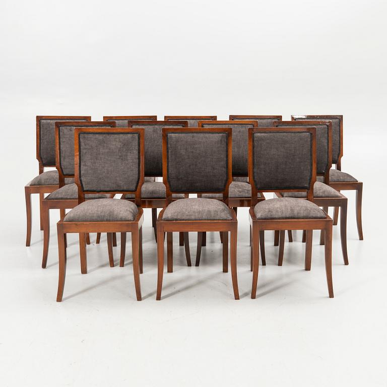 Dining set, 13 pieces, first half of the 20th century.