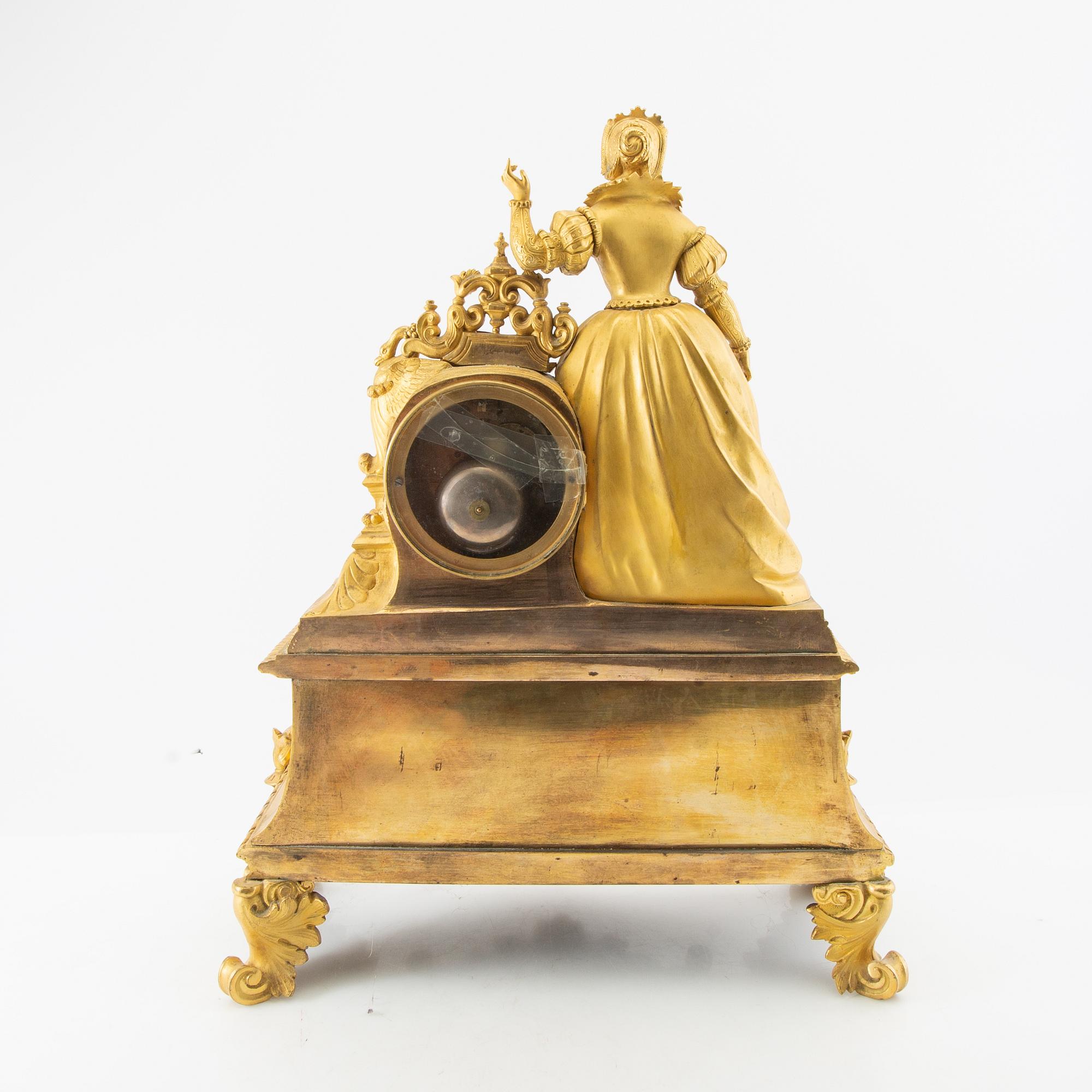 Table pendulum Sen-empire Raynaud Paris mid-19th century.