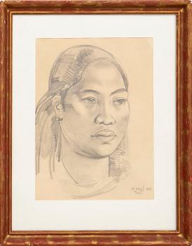 Maxim Kopf, "Face of a Tahitian".