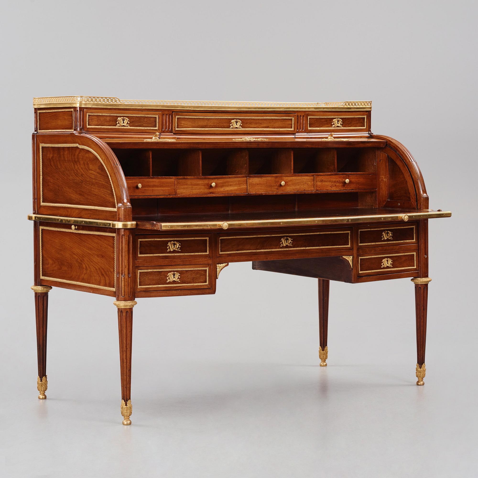 Sekretär, Parisarbete, 1800-talets andra hälft, Louis XVI-stil.