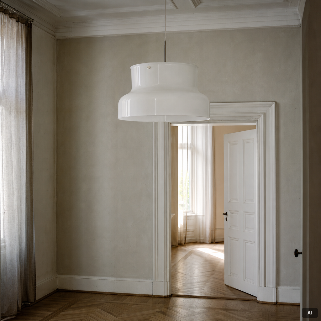 Anders Pehrson, a 'Bumling' ceiling lamp, Ateljé Lyktan, Sweden, 1970's/80's.