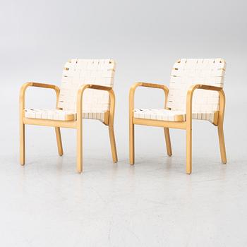 Alvar Aalto, Armchairs, a pair, model 45, Artek, Finland.