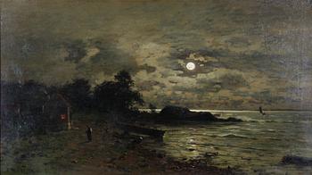 AXEL NORDGREN, olja på duk. Sign.