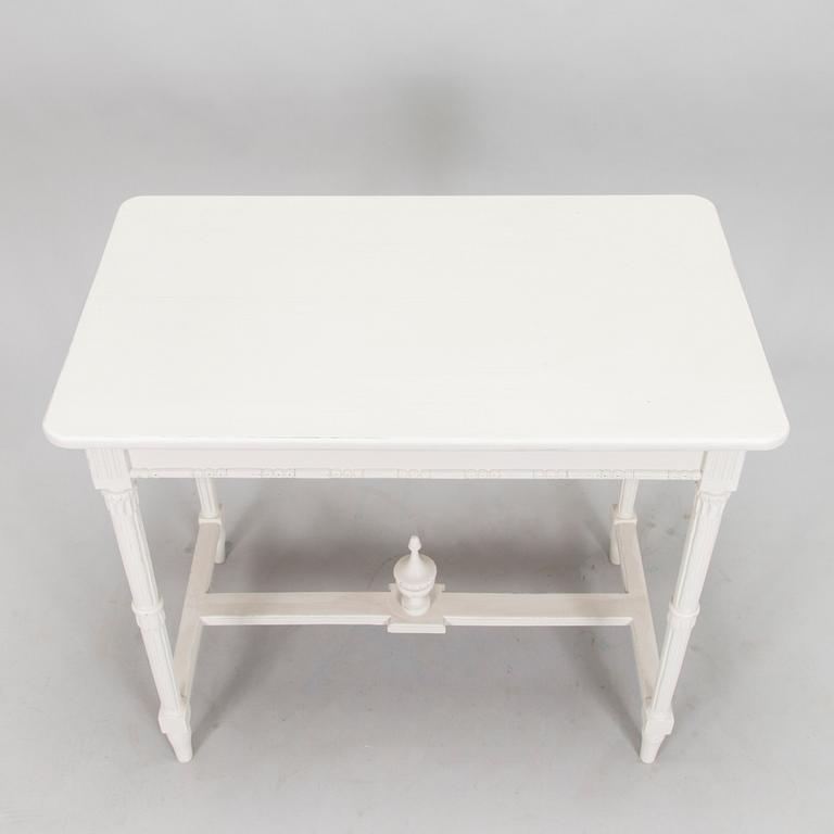 A late Gustavian style console table, early 20th century.