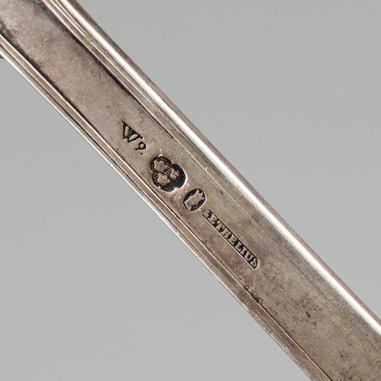 PEHR ZETHELIUS, a silver soup spoon, Stockholm 1803. W 280 g.