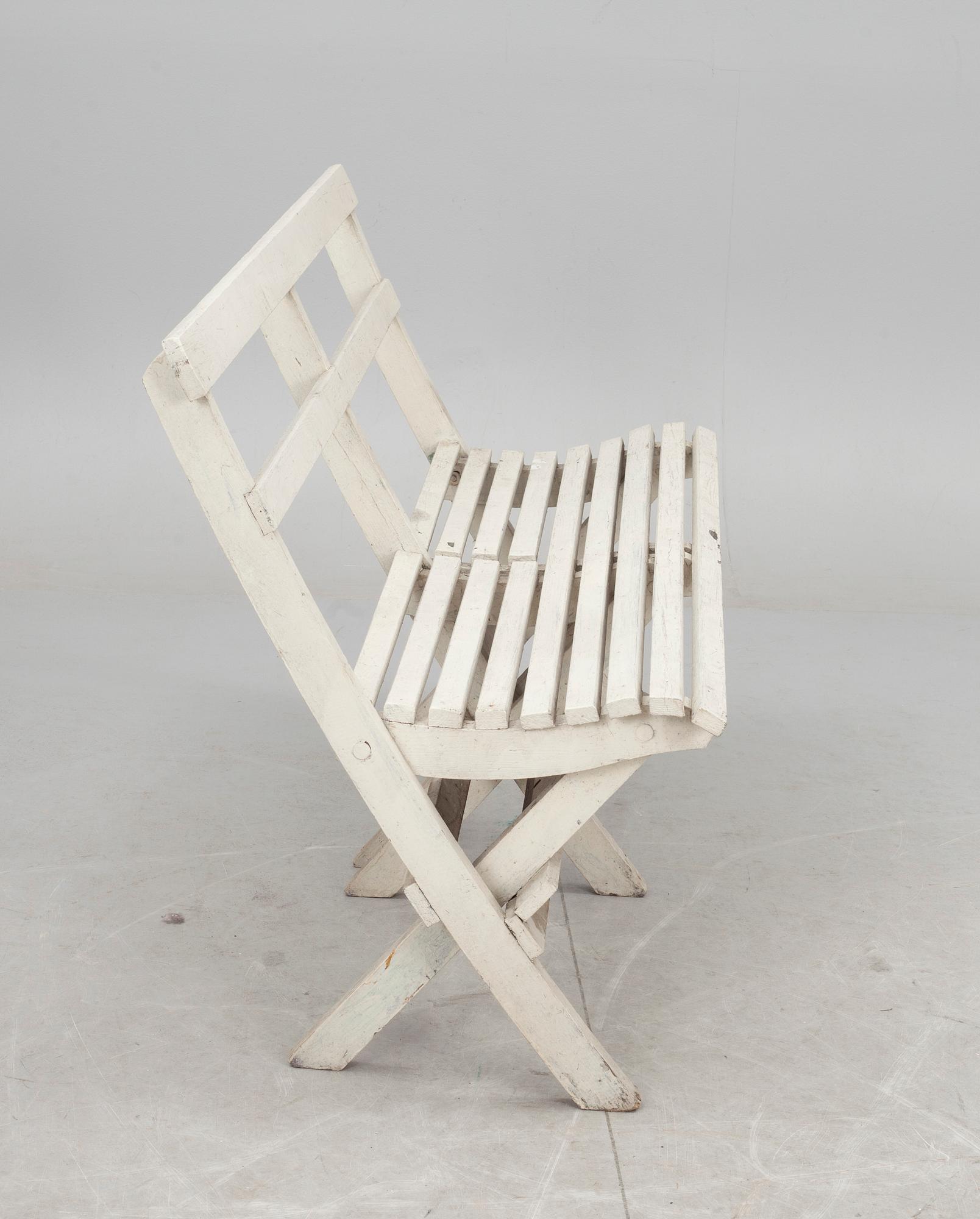 TRÄDGÅRDSMÖBLEMANG, 4 delar, 1900-talets mitt/andra hälft.