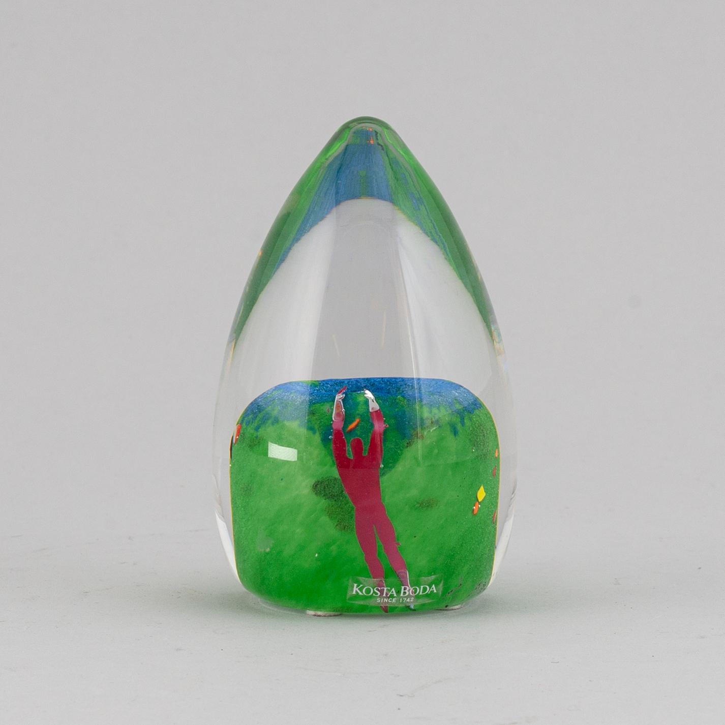 BERTIL VALLIEN, skulptur, glas, Kosta Boda.