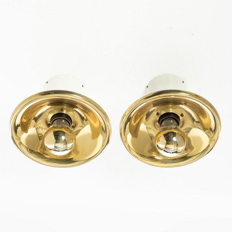 Josef Frank, two ceiling lamps, model 2162, Svenskt Tenn.