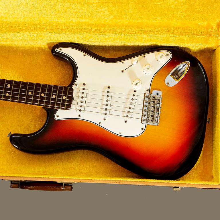 ELGITARR, Fender Stratocaster, 1965, Sunburst - time capsule condition.