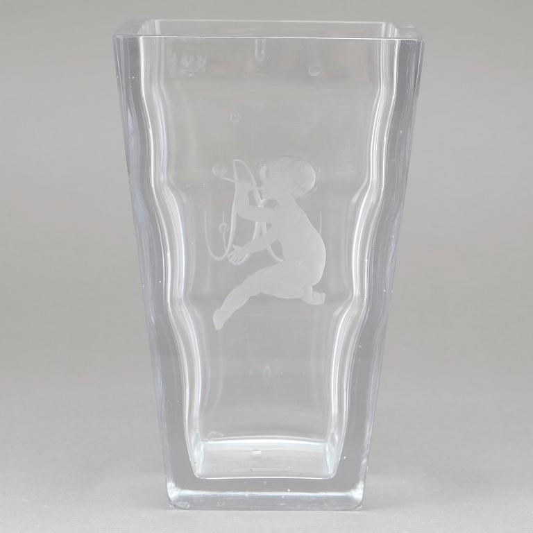 VAS, glas, Vicke Lindstrand, Orrefors.
